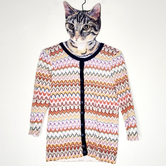 Anthropologie Tabitha Frequencies Cardigan S - Picture 1 of 5